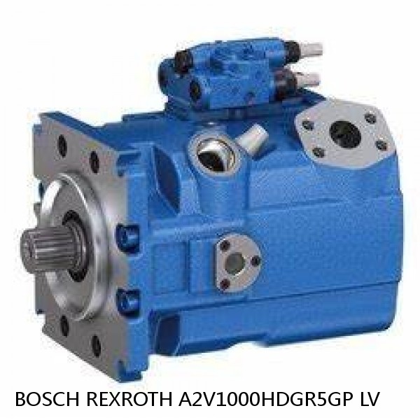 A2V1000HDGR5GP LV BOSCH REXROTH A2V VARIABLE DISPLACEMENT PUMPS