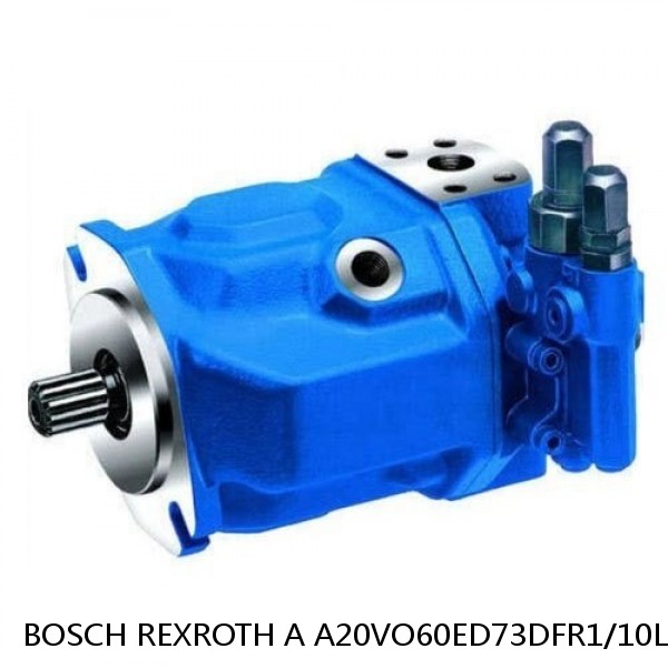 A A20VO60ED73DFR1/10L-VSD24K01P-SO2 BOSCH REXROTH A20VO HYDRAULIC AXIAL PISTON PUMP